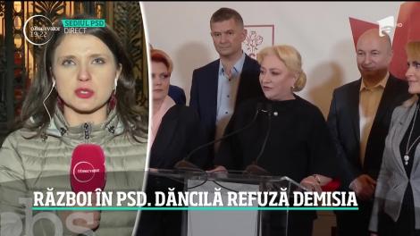 Este război deschis în PSD. Viorica Dăncilă refuză demisia