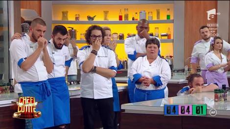 Chefi la cuțite. Banda, dușmanul principal al concurenților. Cuvintele colorate nu întârzie să apară pe buzele membrilor din echipa albastră