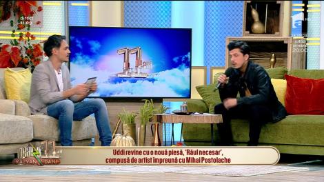 Uddi cântă, la Neatza cu Răzvan și Dani, melodia "Răul necesar"