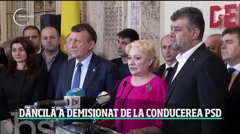 Viorica Dăncilă a demisionat de la conducerea PSD