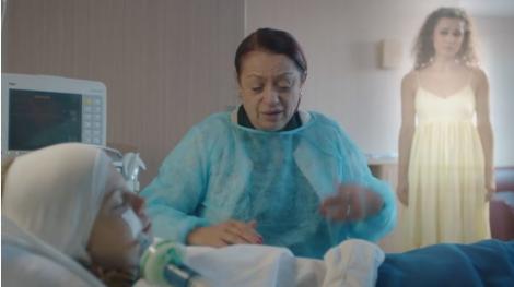 Serialul Sacrificiul, episodul 24. Spiritul mamei Ștefaniei își face apariția la spital!: De ce nu vrei să te trezești? Te cheamă!
