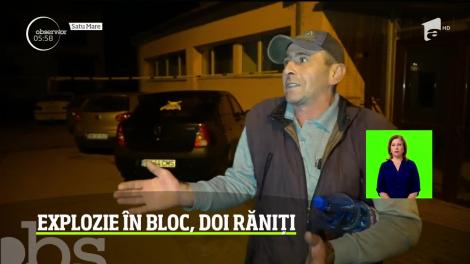 Doi tineri, răniți grav în urma unei explozii violente. Peste 20 de oameni, evacuați în urma deflagrației 