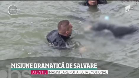 O tânără mamă care a încercat să-şi pună capăt zilelor în râul Mureş a fost scoasă din apă de o patrulă de jandarmi