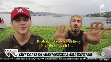 Cine e gata să abandoneze cursa Asia Express, în sezonul 3! Alex Velea: „Ne chinuim, ne e foarte greu”