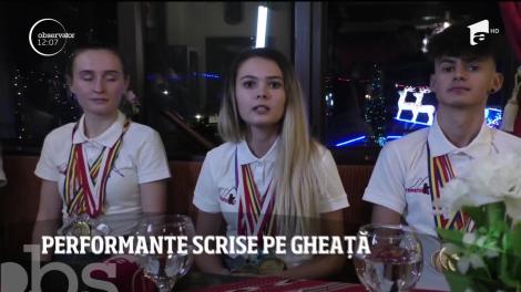 Performanțe scrise pe gheață. Un băiat şi cinci fete din Braşov au arborat steagul românesc la cele mai mari competiţii de patinaj din lume