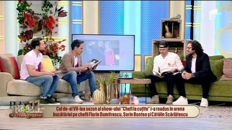 Neatza cu Răzvan și Dani. Florin Dumitrescu, celebrul jurat de la Chefi la cuțite, a lansat cartea Românește. Punct și de la capăt