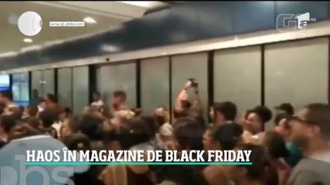Haos în magazin de Black Friday