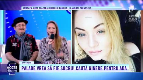 Acces Direct. Cornel Palade vrea să fie socru. Caută ginere pentru fiica sa, Andrada! „Nimeni nu trece de tata”