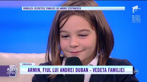 Acces Direct. Armin, fiul lui Andrei Duban este vedeta familiei. Ce își dorește acesta de Crăciun.