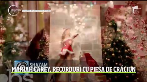 Mariah Carey a doborât de trei recorduri mondiale cu celebra piesă All I want for Christmas is you