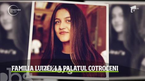 Familia Luizei Melencu, la Palatul Cotroceni. A primit promisiunea că va fi ajutată