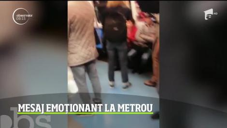 Mesaj neobișnuit la metrou. Ce le-a transmis mecanicul călătorilor