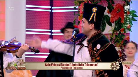 Neatza cu Răzvan și Dani. Gelu Voicu și Taraful Lăutarii din Teleorman cântă melodia Pe dealul din Teleorman