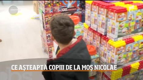 Ce îşi doresc copiii cel mai mult de la Moș Nicolae