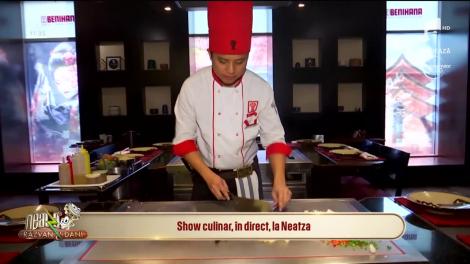 Demonstrație culinară în stil japonez la Neatza cu Răzvan și Dani