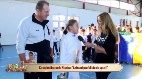 Neatza cu Răzvan și Dani. Marii campioni și antrenori ai României sunt profesori de sport pentru 1500 de elevi din mai multe școli din București
