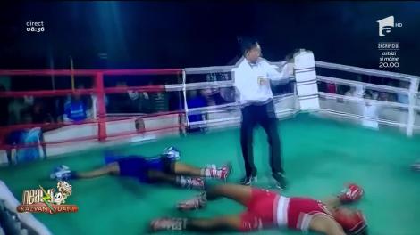 Smiley News - Neatza cu Răzvan și Dani. Meci de box inedit. Cei doi sportivi sunt făcuți Knockout