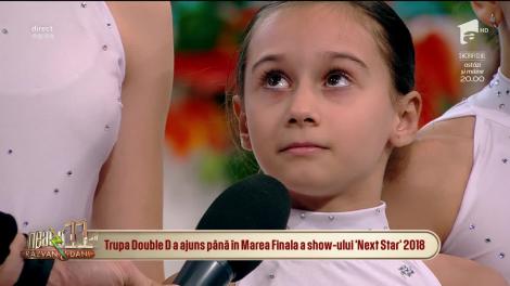 Neatza cu Răzvan și Dani. Fetițele de la clubul ACS Double D, demonstrație senzațională de dans. Dani Oțil: Vreau eu să cânt bucata Elsei la serbarea de Crăciun