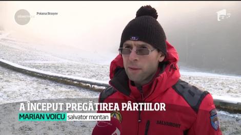 În Braşov şi Harghita, tunurile de zăpadă artificială sunt în funcţiune