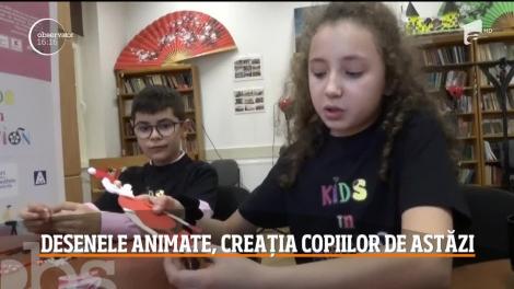 La Bistriţa, copiii învaţă la şcoală cum se fac desenele animate!