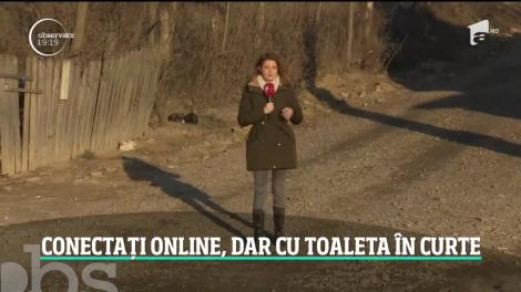 Conectaţi la reţelele de socializare, dar cu toaleta în curte