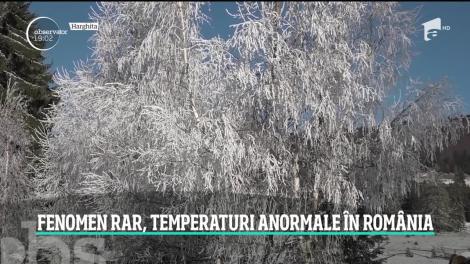 Un fenomen rar a răsturnat temperaturile în România