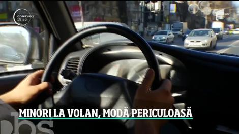 Tot mai mulţi tineri urcă la volan fără permis