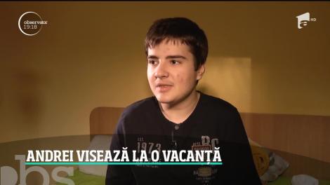 Campania Ajut Eu! Andrei Fabian se luptă cu o boală degenerativă