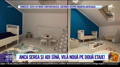 Acces Direct. Adi Sînă și Anca Serea s-au mutat în casă noua! Fiecare copil are propria sa cameră