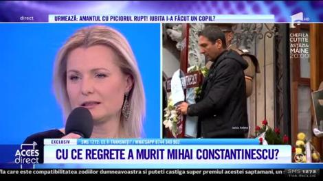 Acces Direct. Simona Secrier, soția lui Mihai Constantinescu, adevărul despre moartea regretatului artist: Cred că a regretat că nu a avut un copil