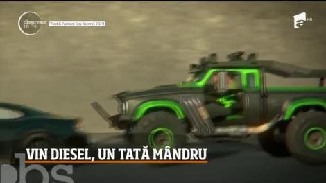 Vin Diesel este un tată mândru! Fiica sa joacă în noul serial animat Fast and Furious