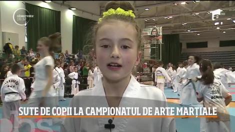 Sute de copii la Campionatul de Arte Marțiale de la Târgu Mureş