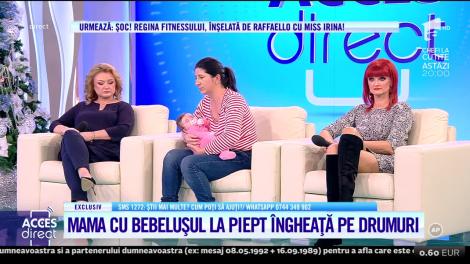 Acces Direct. O mămică și-a luat în braţe bebeluşul şi a fugit mâncând pământul: Vrea să mă dea pe mine şi pe fetiţa mea cea mare la produs