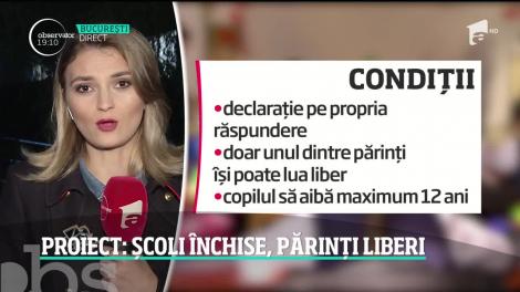Vremea rea ar putea aduce zilele libere pentru milioane de români. Când se închid şcolile, elevii trebuie să fie supravegheaţi acasă