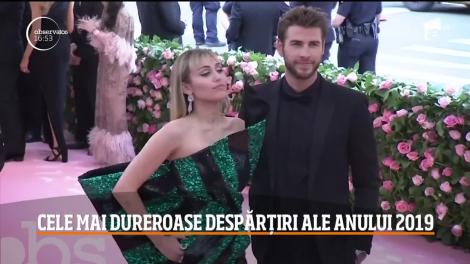 Cele mai dureroase despărțiri ale anului 2019