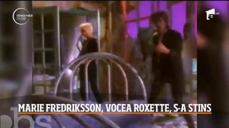 Marie Fredriksson, vocea trupei Roxette, s-a stins din viață la 61 de ani