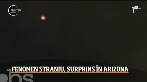 Fenomen straniu, surprins în Arizona. Mai multe lumini dubioase au apărut pe cer