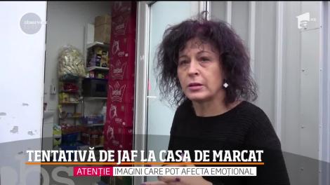 Tânără de 18 ani, vânzătoare la un magazin alimentar din Bistriţa, atacată cu un cuţit de un individ care voia să jefuiască casa de marcat