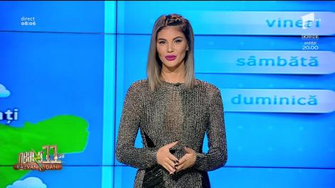 Se anunţă o zi ploioasă în majoritatea regiunilor ţării