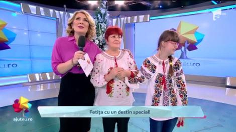 Campania AjutEu. La 13 ani, o fetiţă cu un destin crunt dă tuturor o lecţie de viaţă. Bucuria vine din lucruri simple!