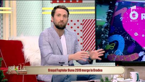 Orașul Faptelor Bune 2019 merge la Oradea. „Trăiește prin dăruiește”, 15 - 21 decembrie, Piaţa Unirii, în cadrul Târgului de Crăciun