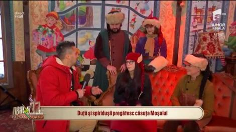 Neatza cu Răzvan și Dani. Marian Duță și spiridușii pregătesc căsuța lui Moș Crăciun din București