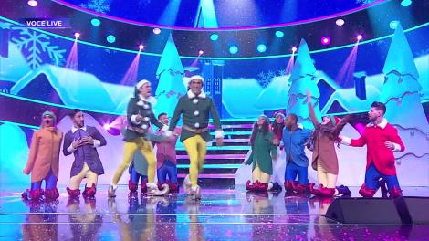 Te cunosc de undeva! Șerban Copoț și Cezar Ouatu interpretează un fragment din musicalul Elf