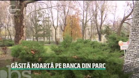 O tânără de 31 de ani a fost găsita moartă pe o bancă din Parcul Păcii din București