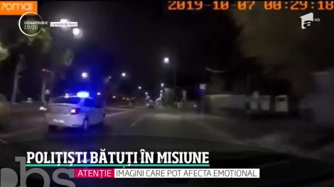Doi poliţişti au fost bătuţi în misiune, de trei indivizi din Capitală