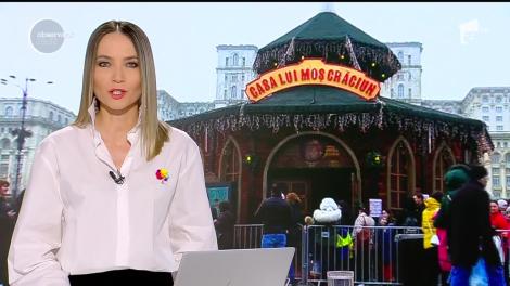 Moş Crăciun a poposit la căsuţa lui din Capitală și îi așteaptă pe copiii care vor să-i transmită personal lista de dorinţe