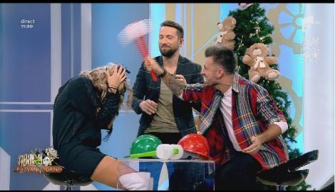 Neatza cu Răzvan și Dani. Florin Ristei și Ramona Olaru se lovesc cu ciocanele în cap!