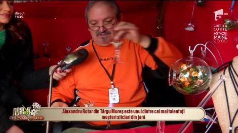 Neatza cu Răzvan și Dani. Alexandru Rotar, meșterul care modelează sticlă de peste 45 de ani: Din păcate este una dintre meseriile tradiționale care va dispărea