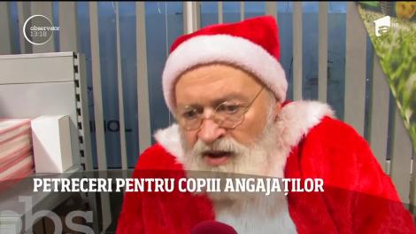 Petreceri cu Moş Crăciun pentru copiii angajaților