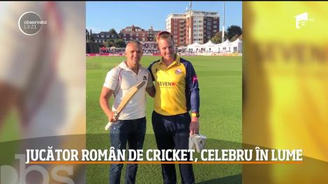 Jucător român de cricket, celebru în lume